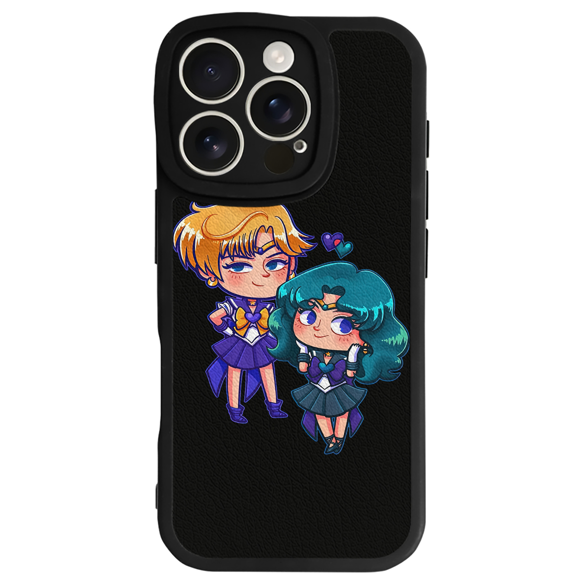 （画像用） 美少女戦士セーラームーン 天王はるか Sailor Moon Tenoh Haruka 【iPhone 16シリーズ対応】シリコンスマホケース（レザー調） 材質：シリコン